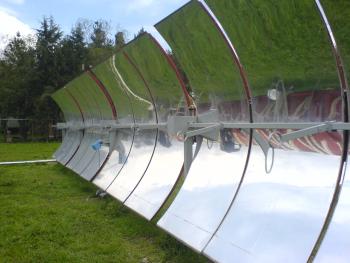 Captador solar de cilindre parabòlic