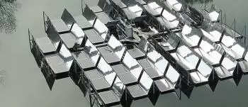 Energia solar fotovoltaica flotant